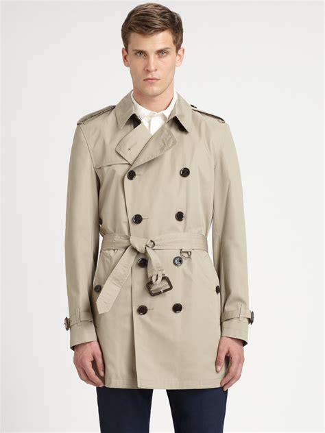 burberry rain coat men's|burberry double breasted raincoat men's.